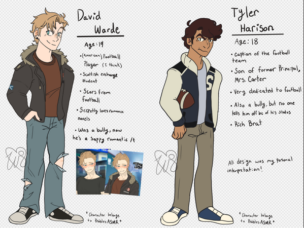 Charactes belong to PebblesASMR on YT!