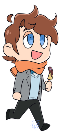 Myself in medicos entertainment mini Chara Flake artstyle! (Haikyuu!! Jump Festa 2024)